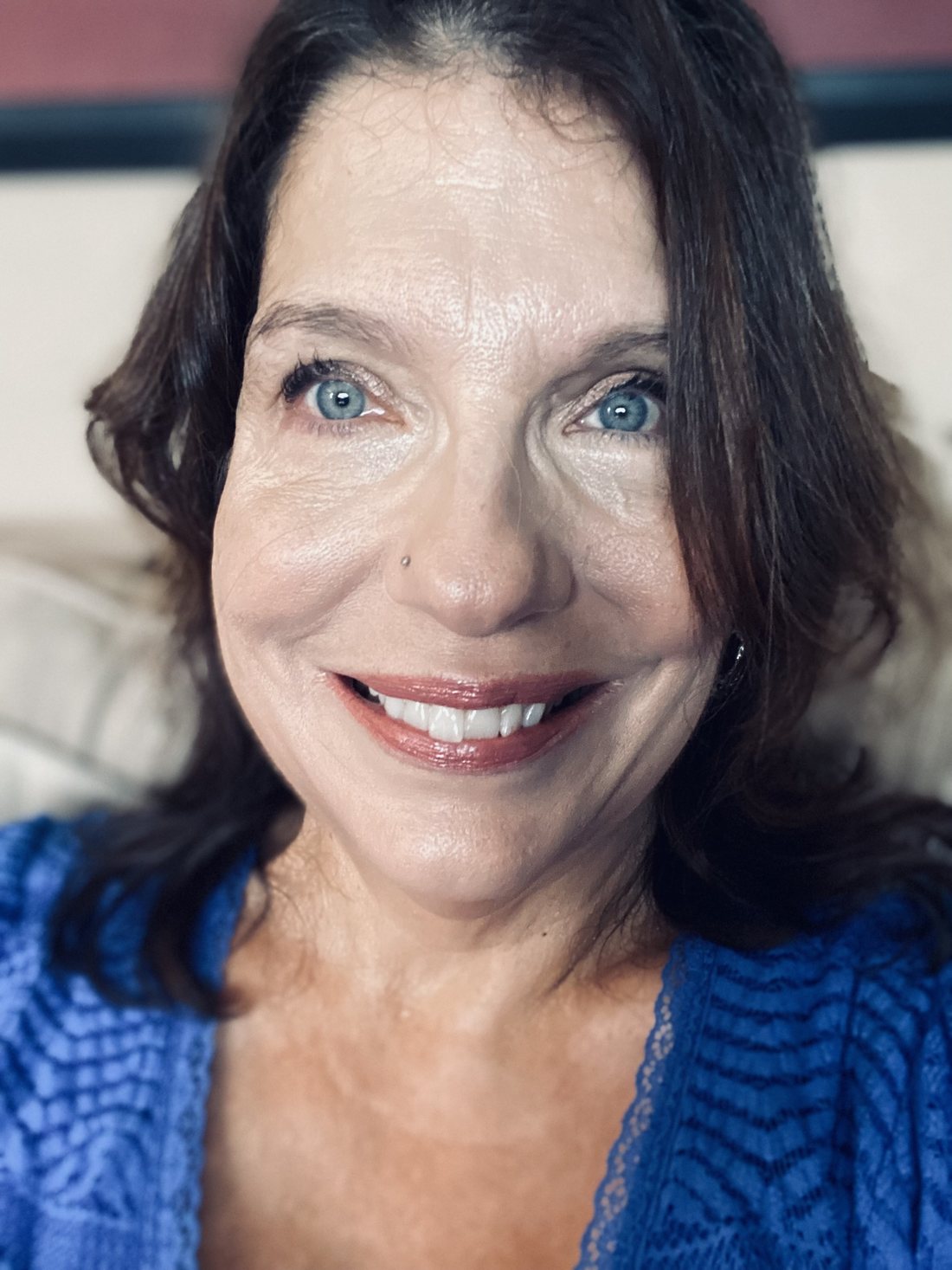 Livia L. Gallo, spiritual director, smiling warmly